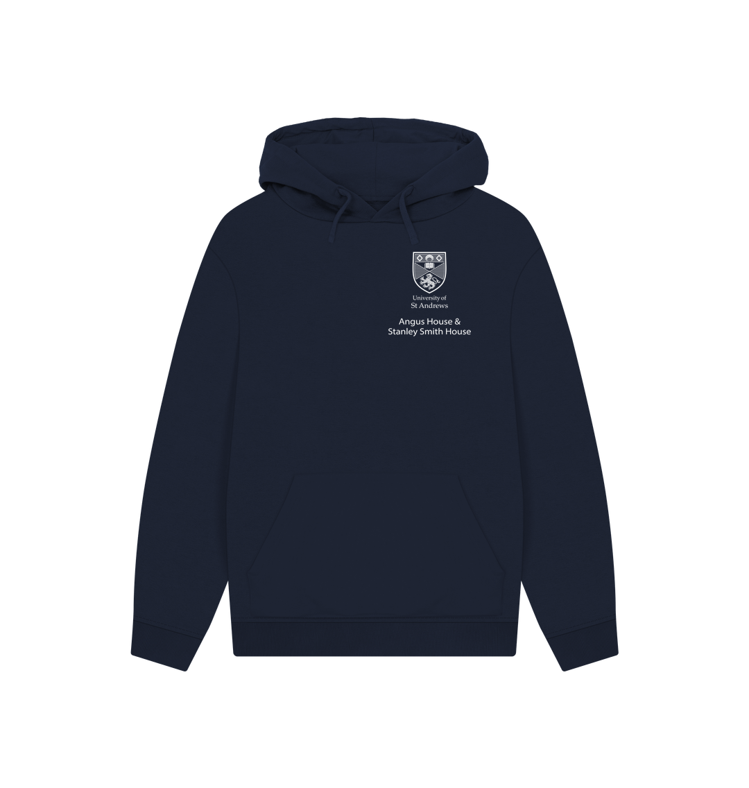 Navy Printed Hoody