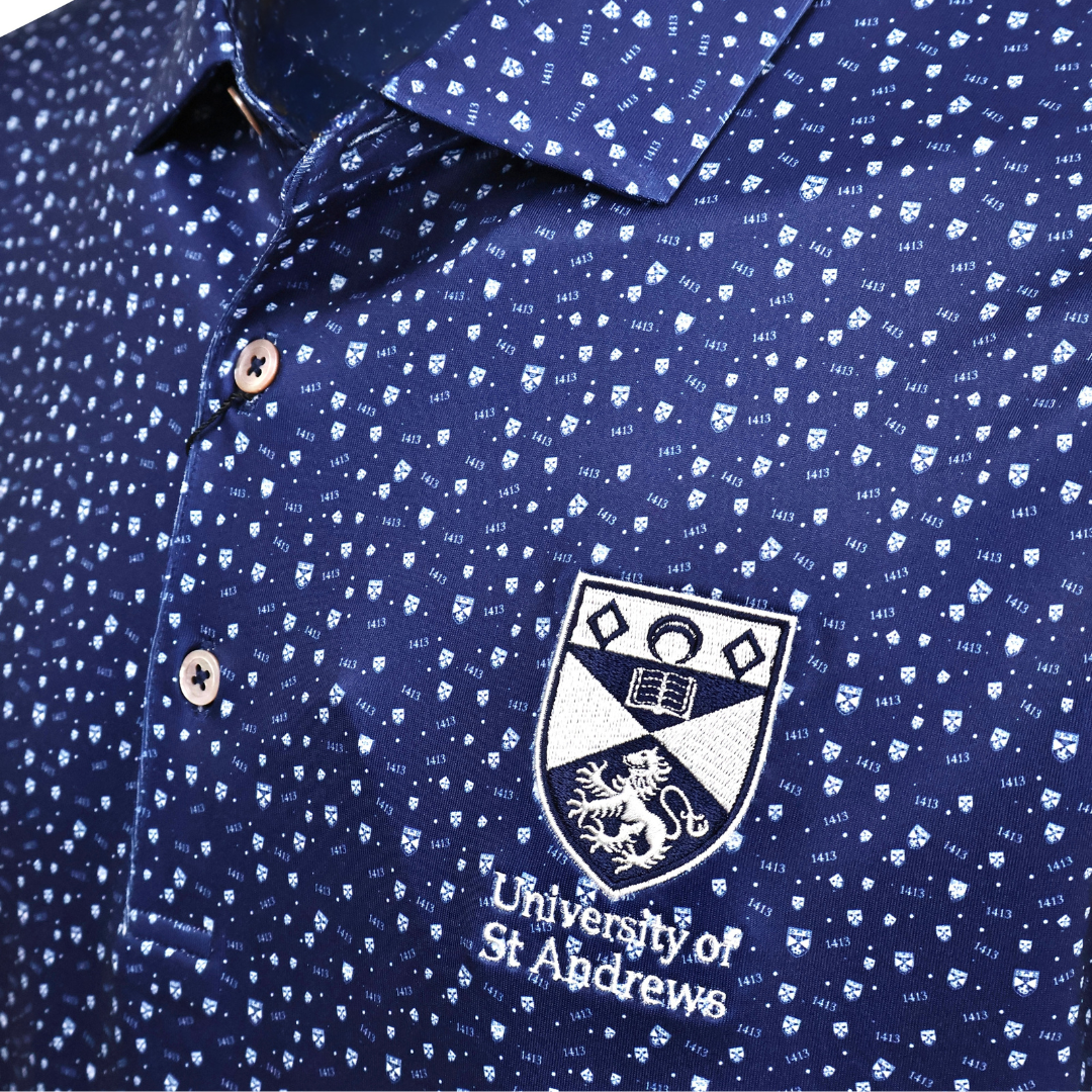 Multi crest polo shirt