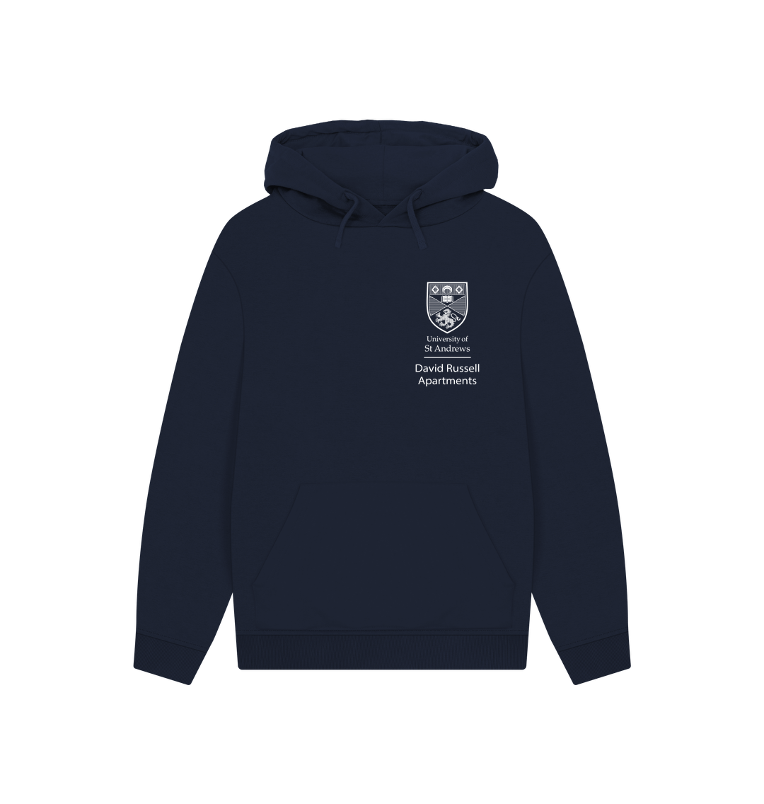 Navy Printed Hoody