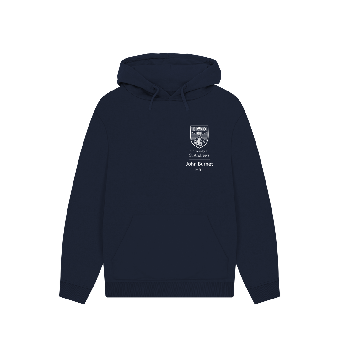 Navy Printed Hoody