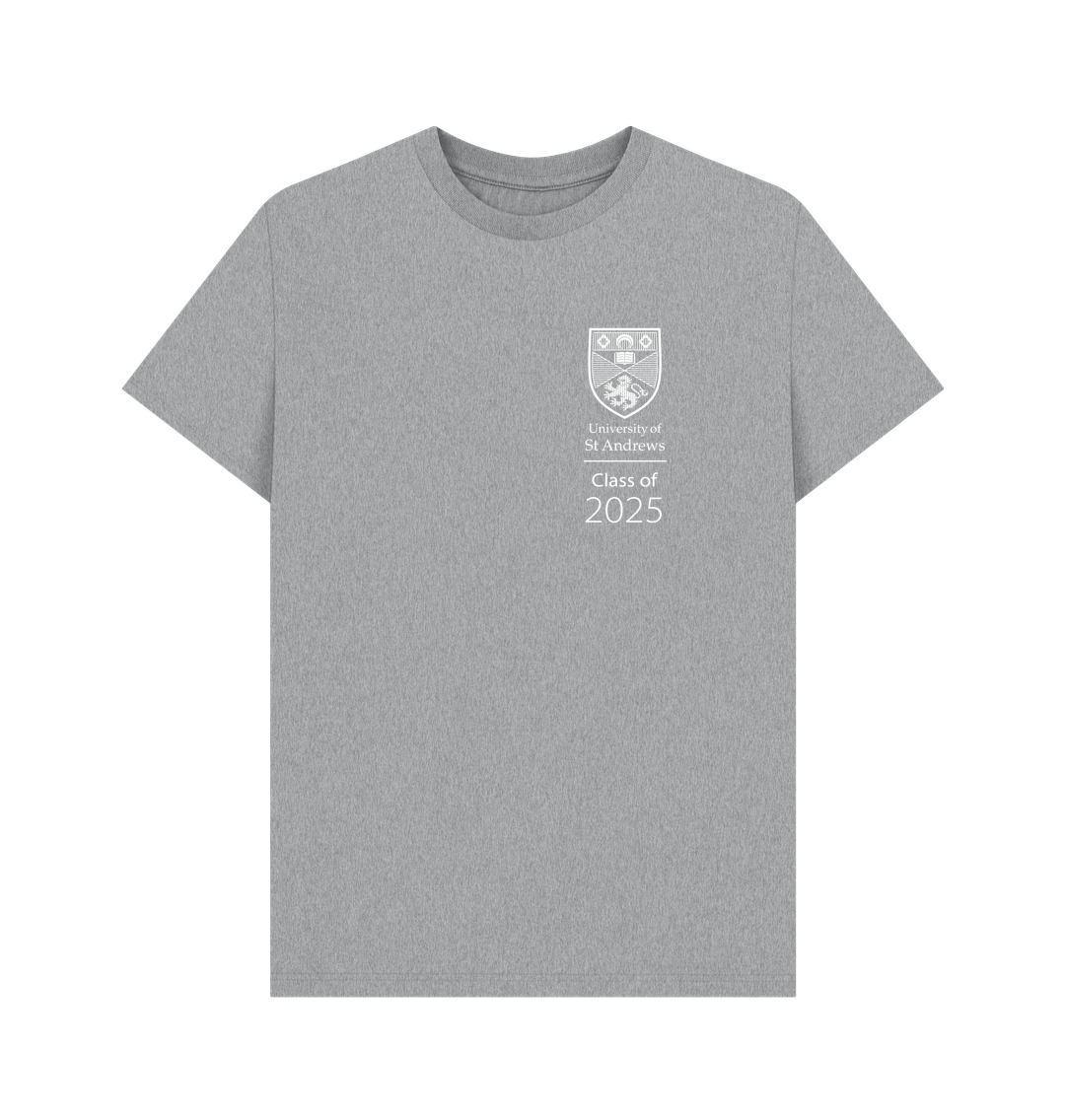 Athletic Grey Printed T-shirt