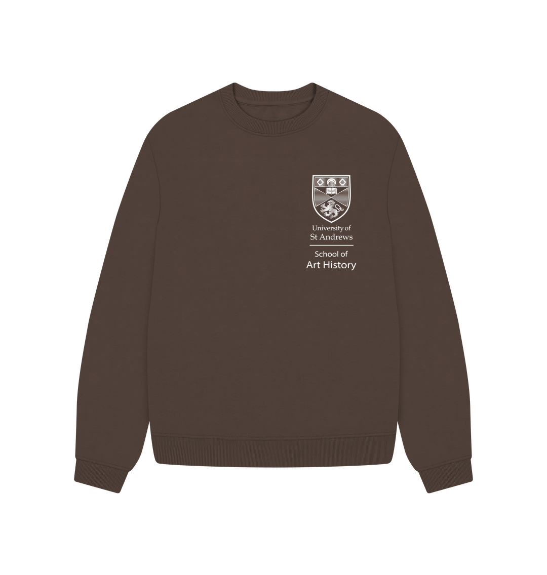 Chocolate School of Art History Oversized Ladies Sweater