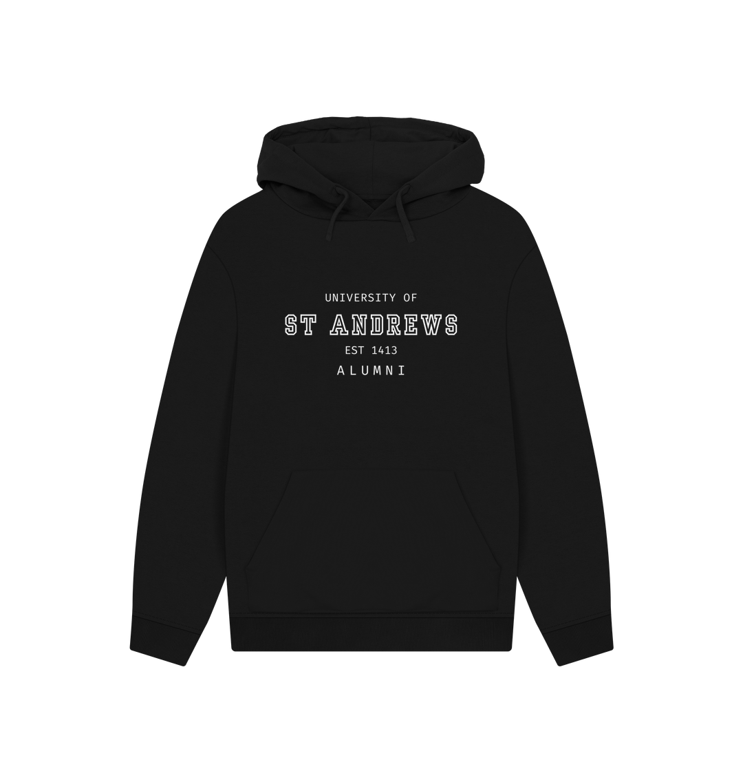 Black Printed Hoody