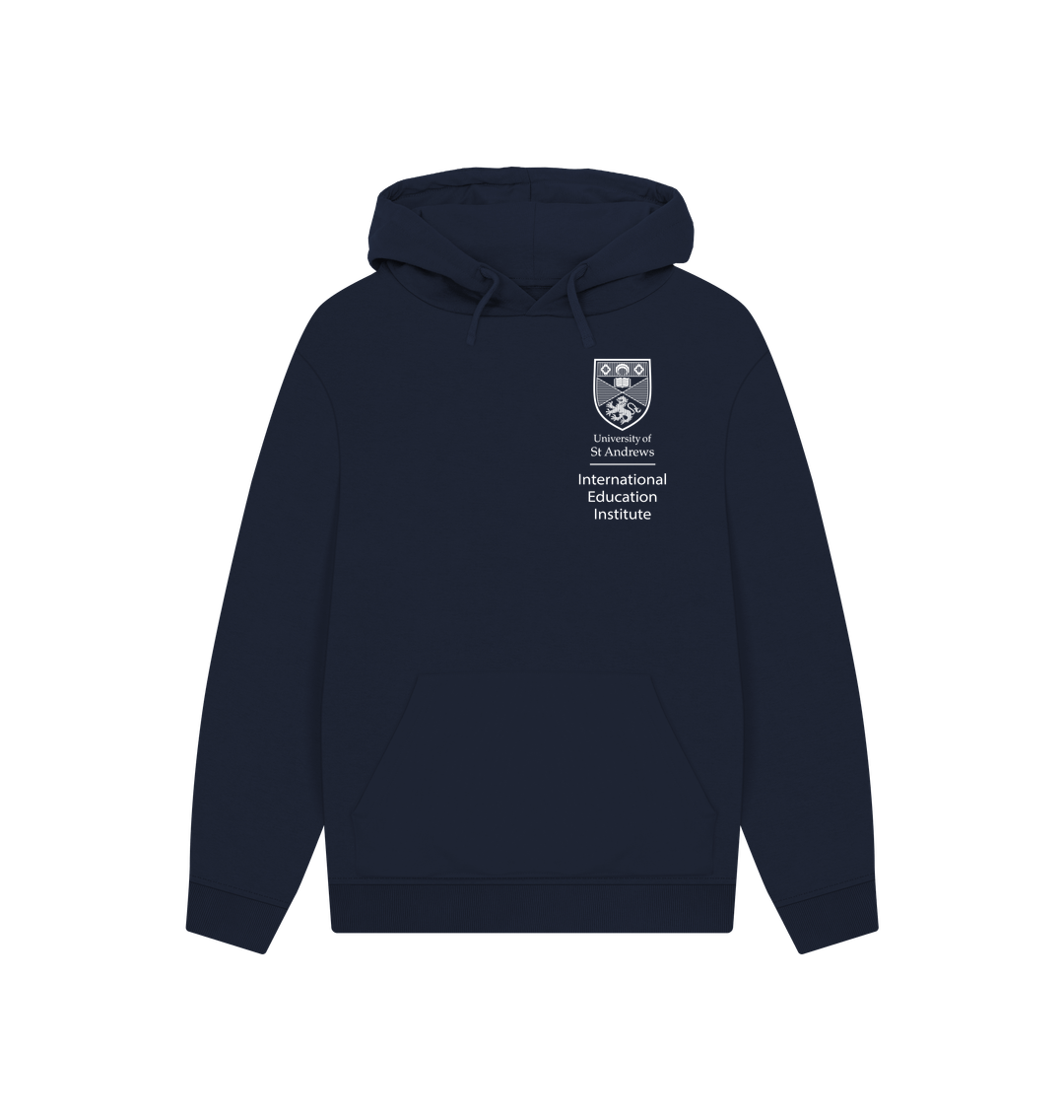 Navy Printed Hoody