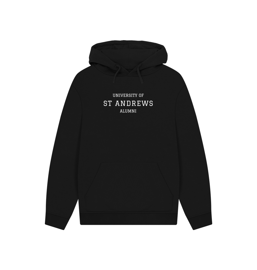 Black Printed Hoody