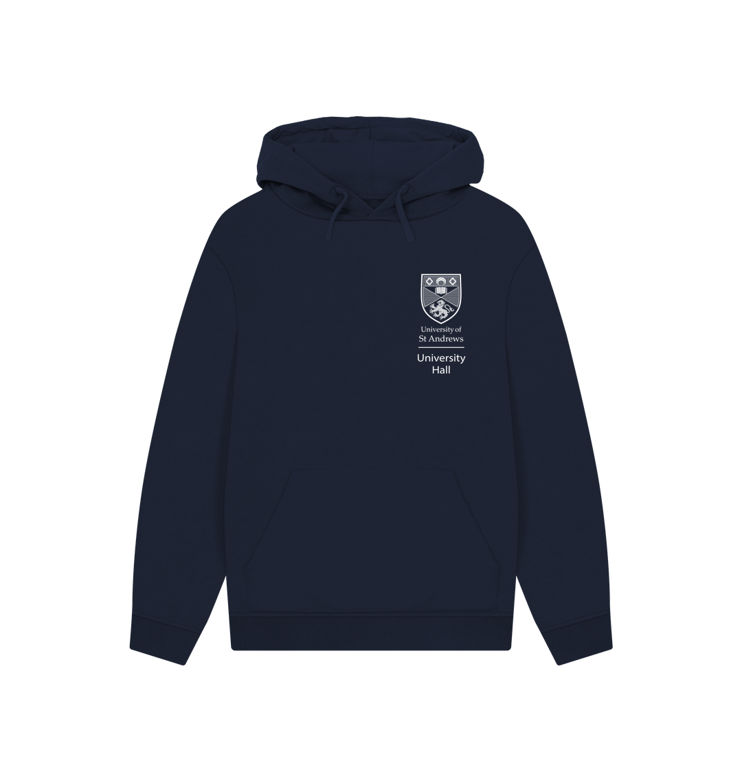 Navy Printed Hoody