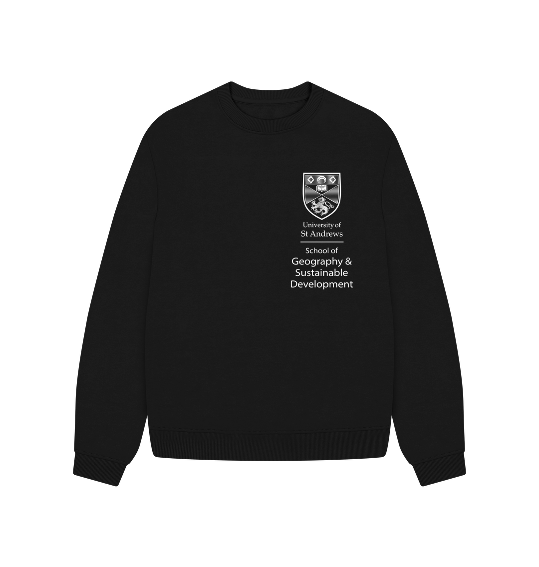 Black School of Geography & Sustainable Development Oversized Ladies Sweater