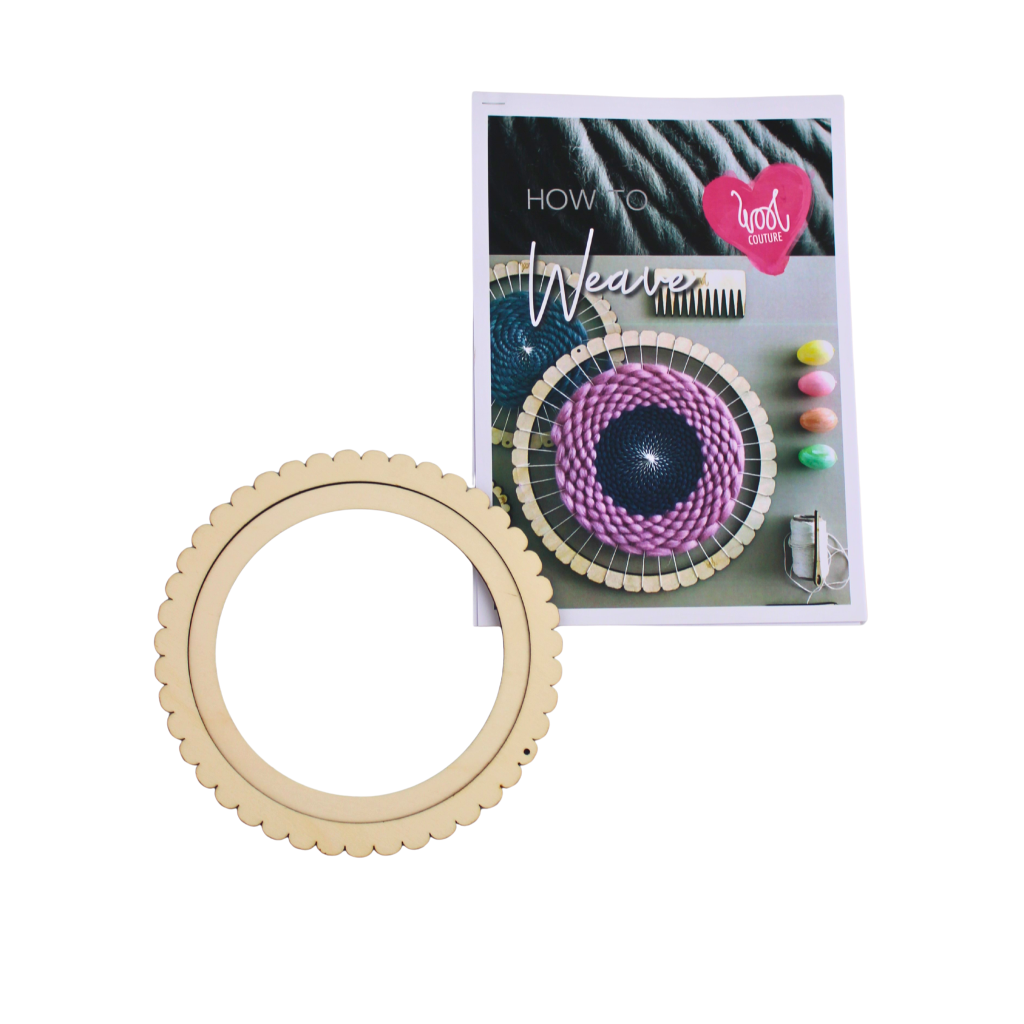 Wool Couture - Medium Circular Weaving Loom Kit