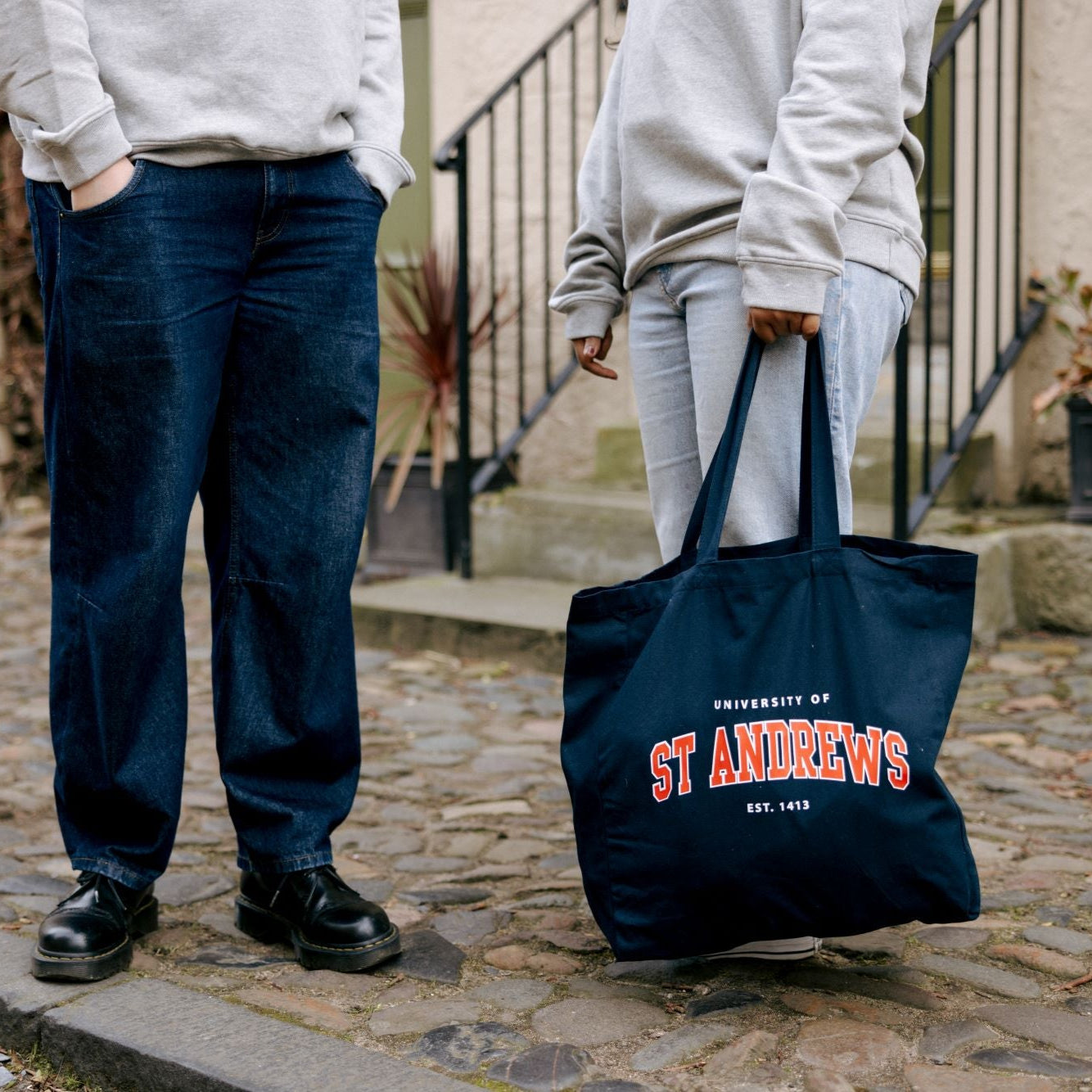 Varsity Print Tote Bag