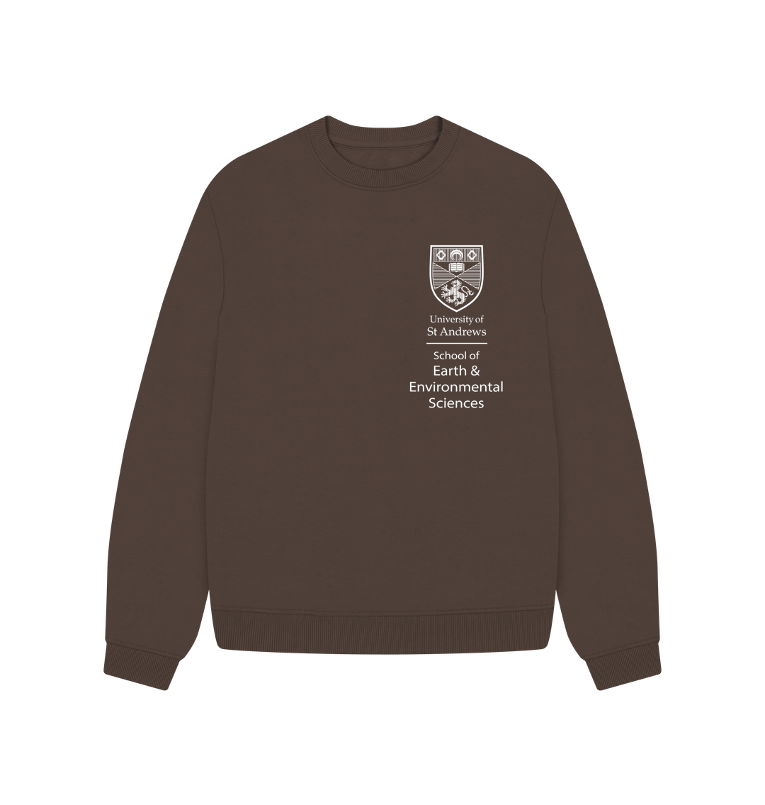 Chocolate School of Earth & Environmental Sciences Oversized Ladies Sweater
