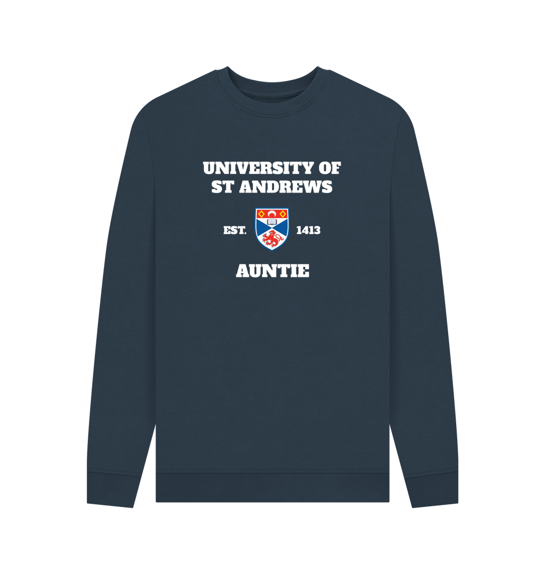 Navy Blue Printed Sweater