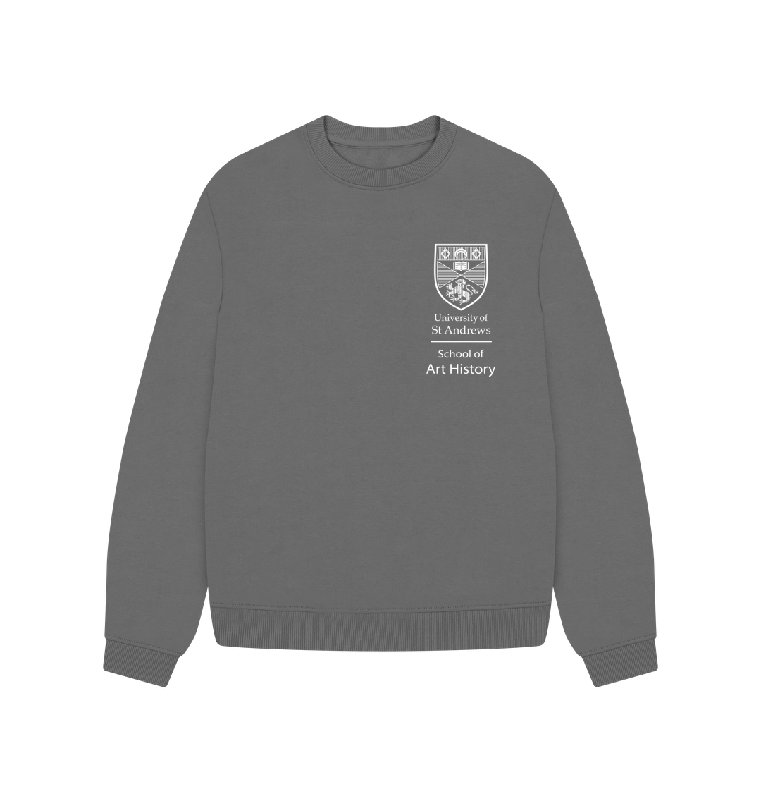 Slate Grey School of Art History Oversized Ladies Sweater