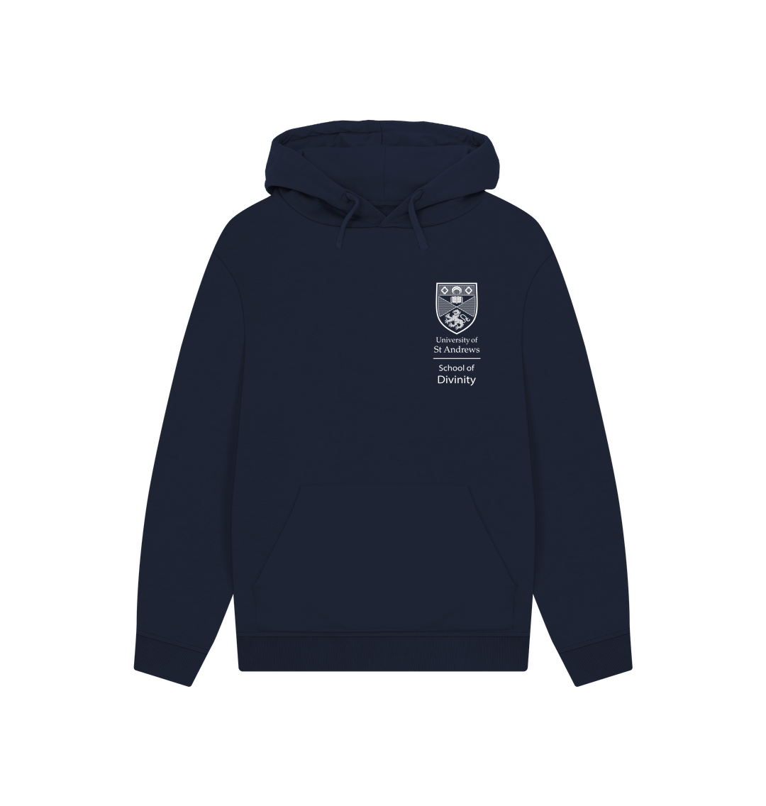 Navy Printed Hoody