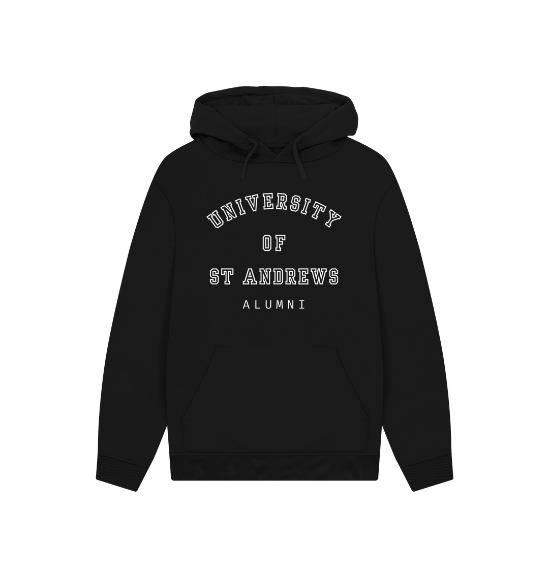 Black Printed Hoody