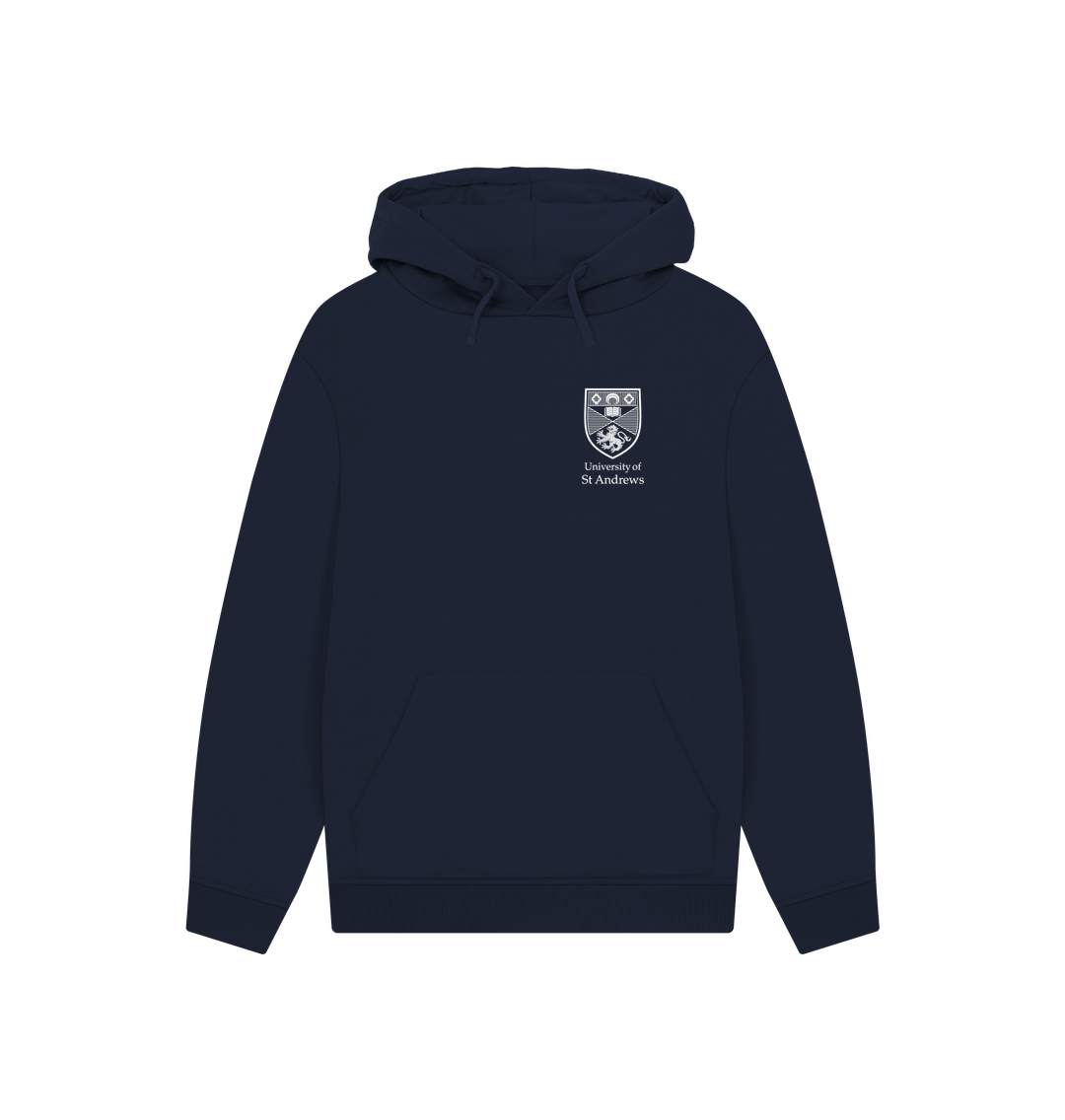 Navy Printed Hoody
