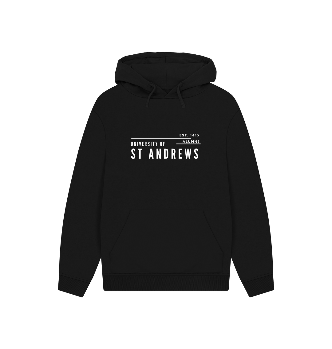 Black Printed Hoody