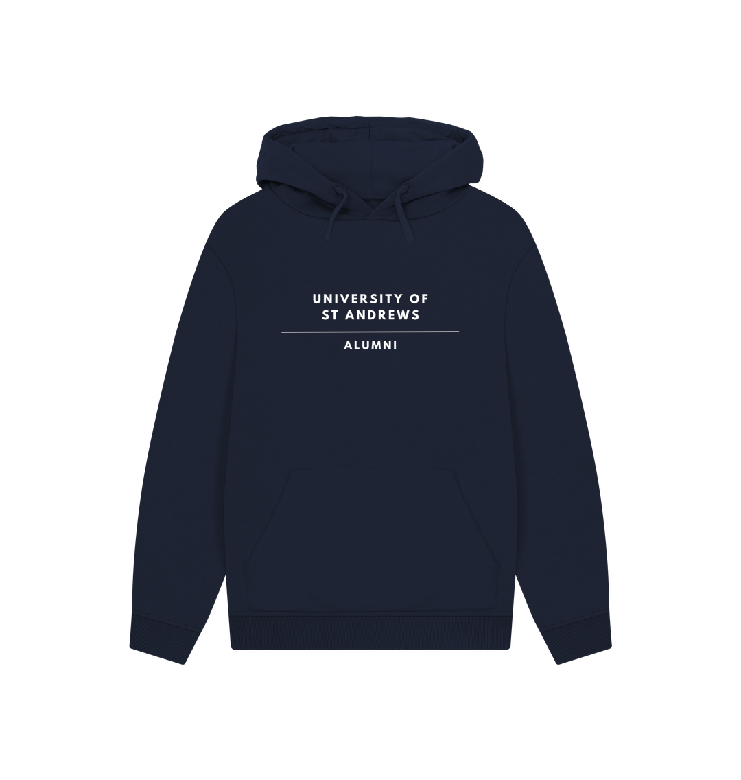 Navy Printed Hoody