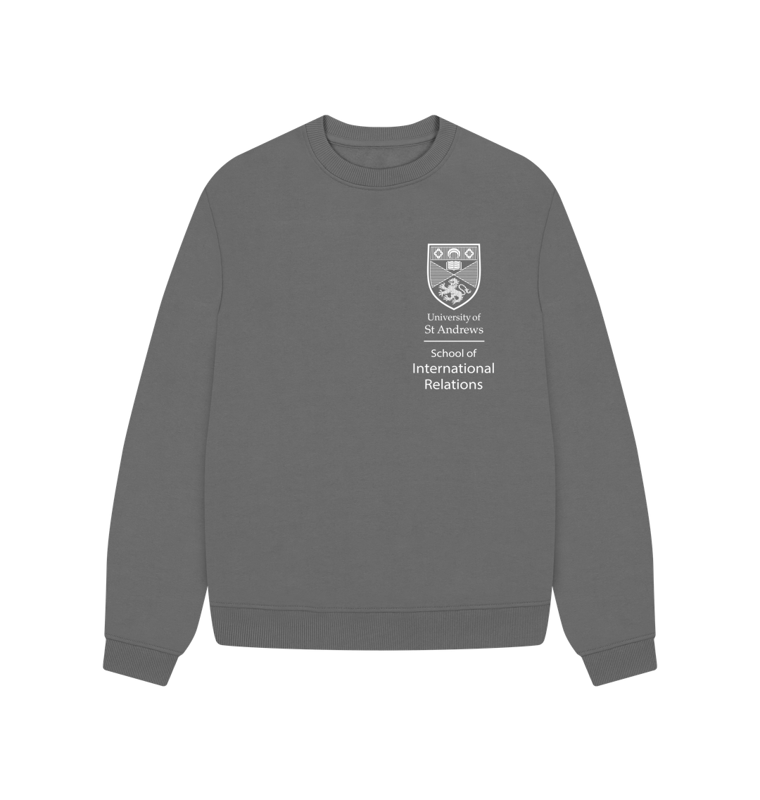 Slate Grey School of International Relations Oversized Ladies Sweater