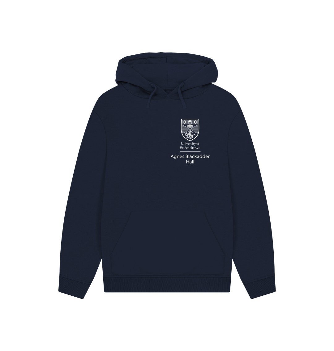 Navy Printed Hoody