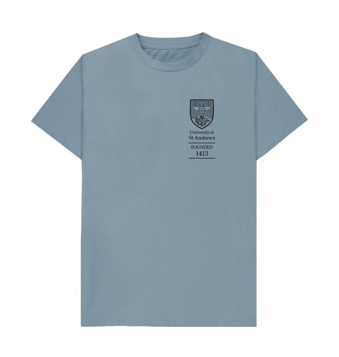 Stone Blue Classic Black Founded 1413 T-shirt