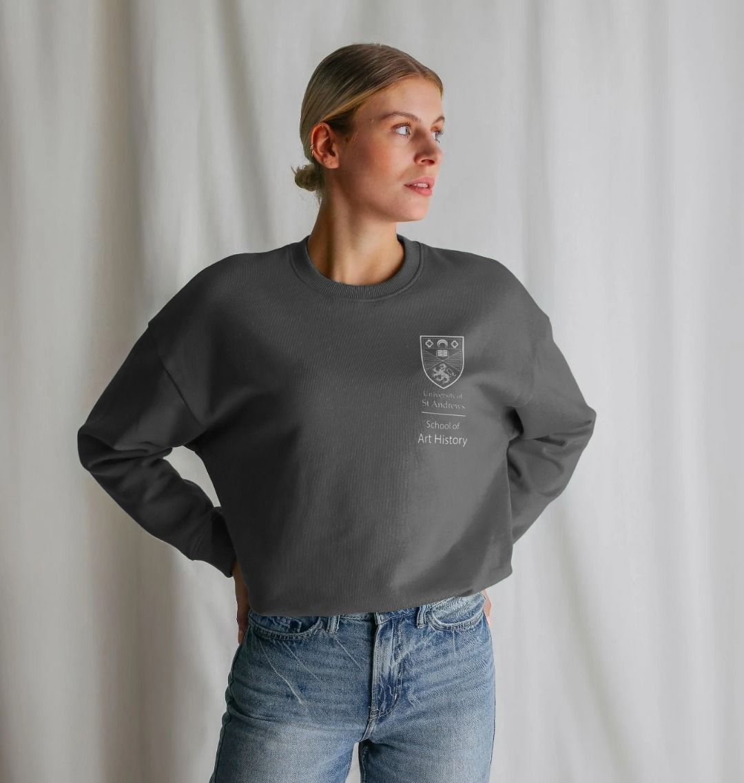 Slate Grey School of Art History Oversized Ladies Sweater