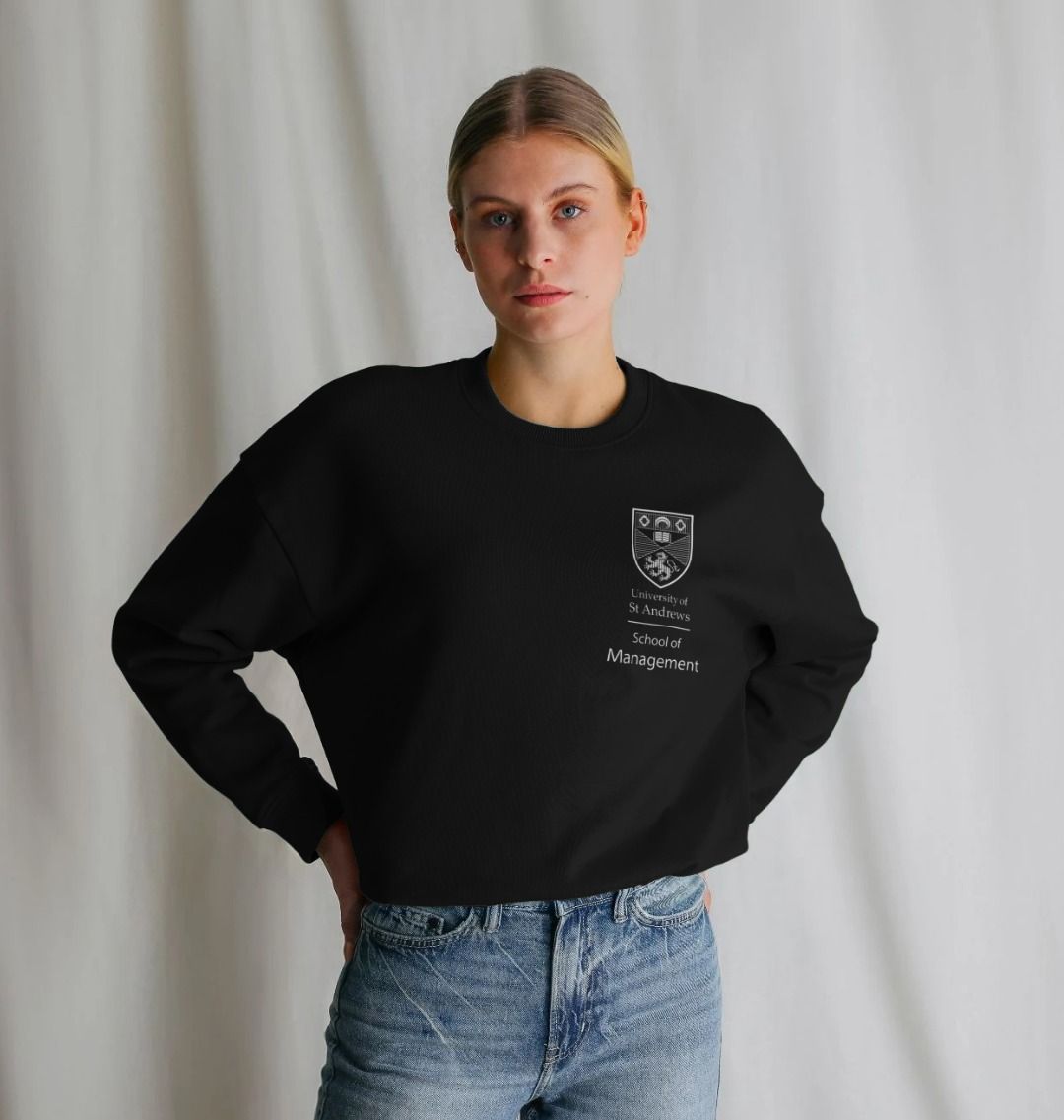 Black School of Management Oversized Ladies Sweater