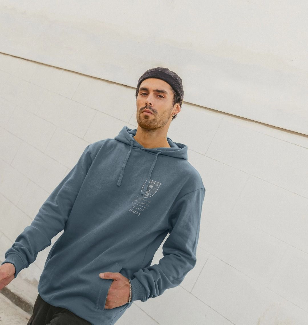 Stone Blue School of History Hoodie