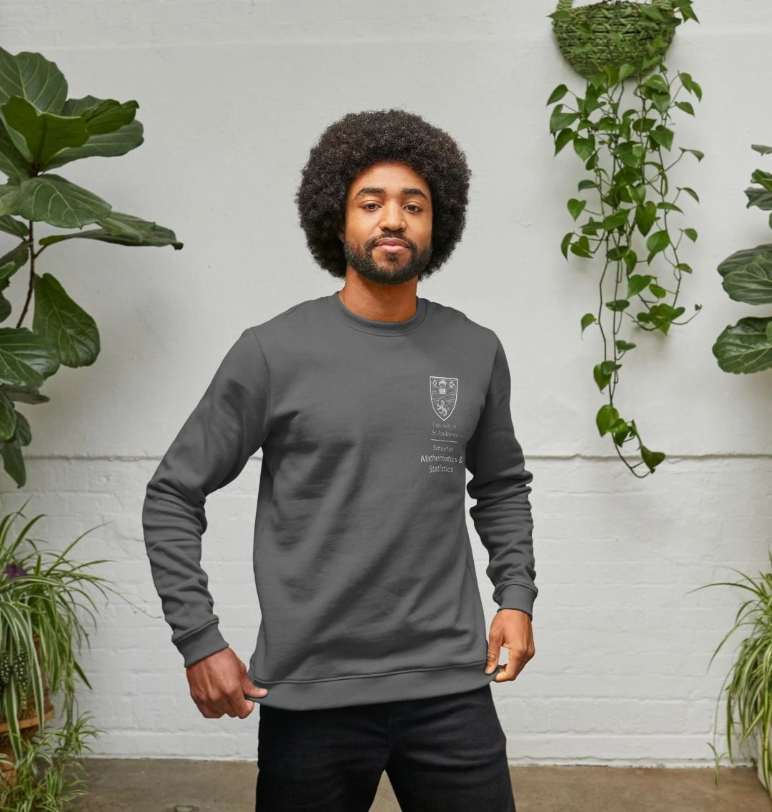 Slate Grey School of Mathematics & Statistics Sweatshirt