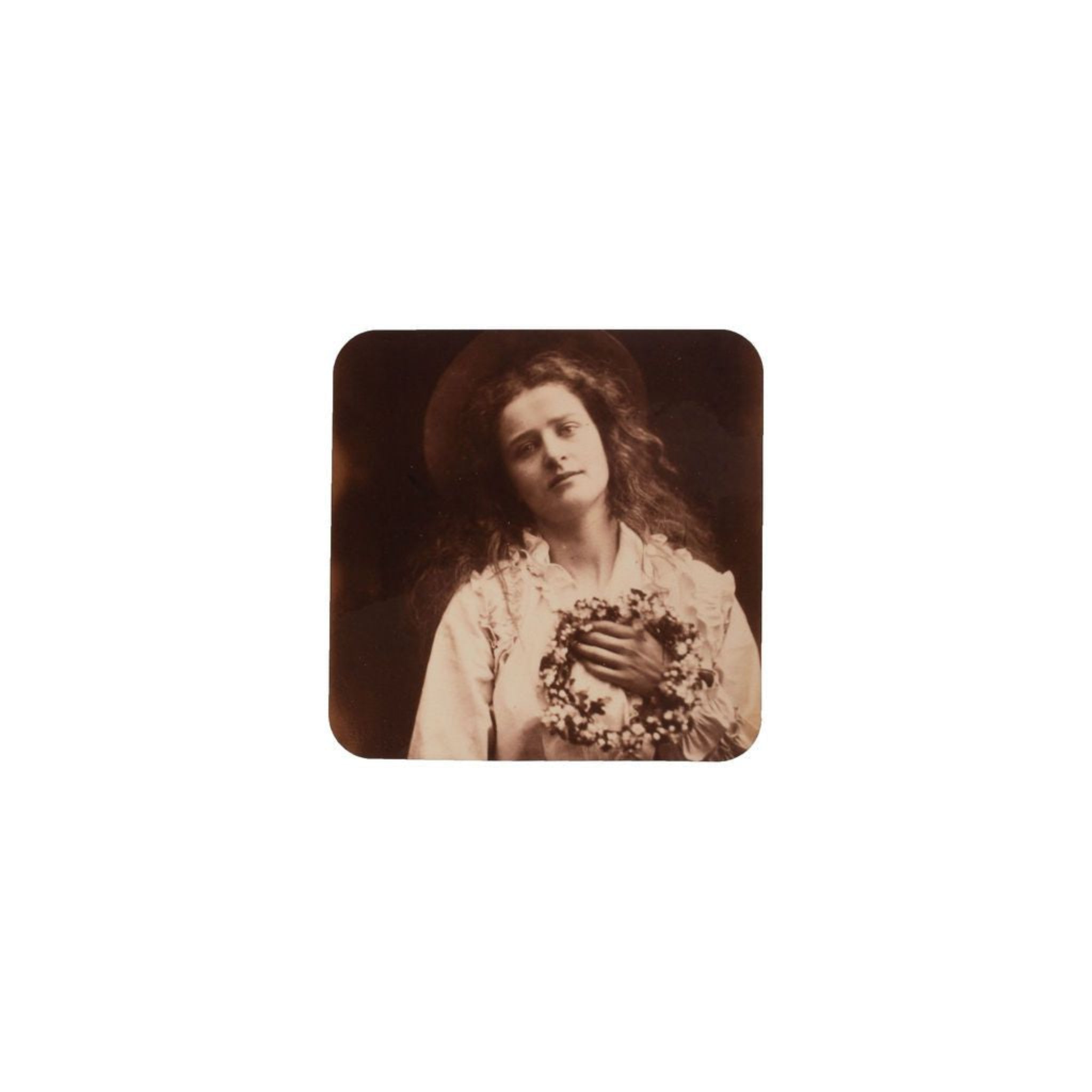 May Queen Coaster - Julia Margaret Cameron