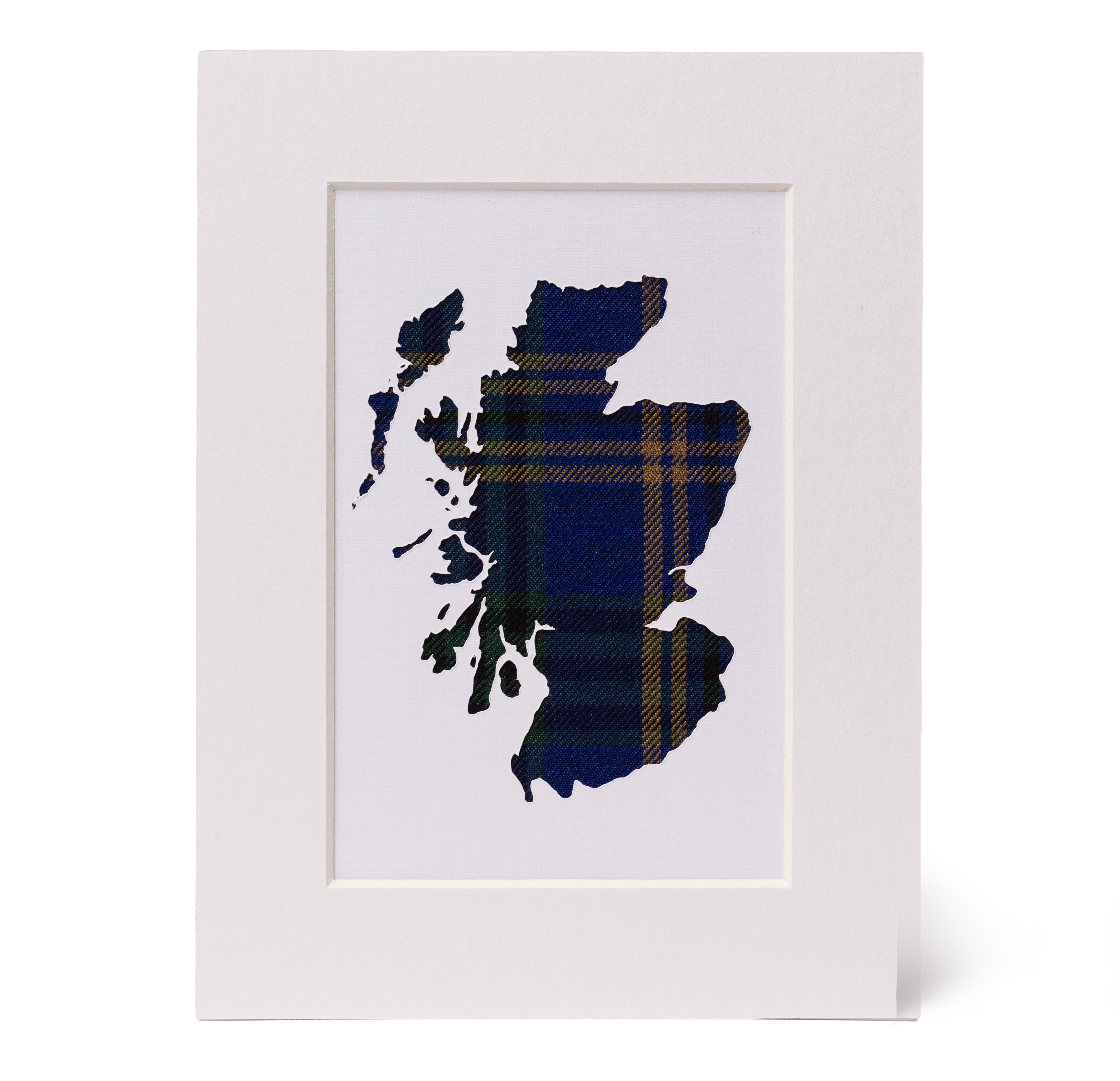 University of St Andrews tartan map picture 8x6