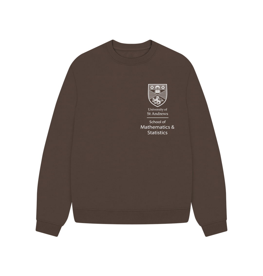 Chocolate School of Mathematics & Statistics Oversized Ladies Sweater