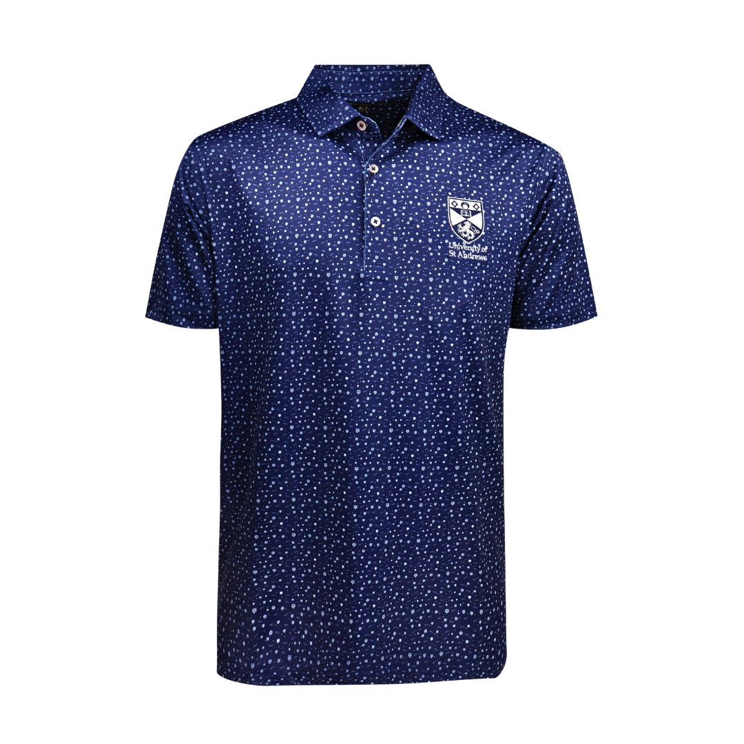 Multi crest polo shirt