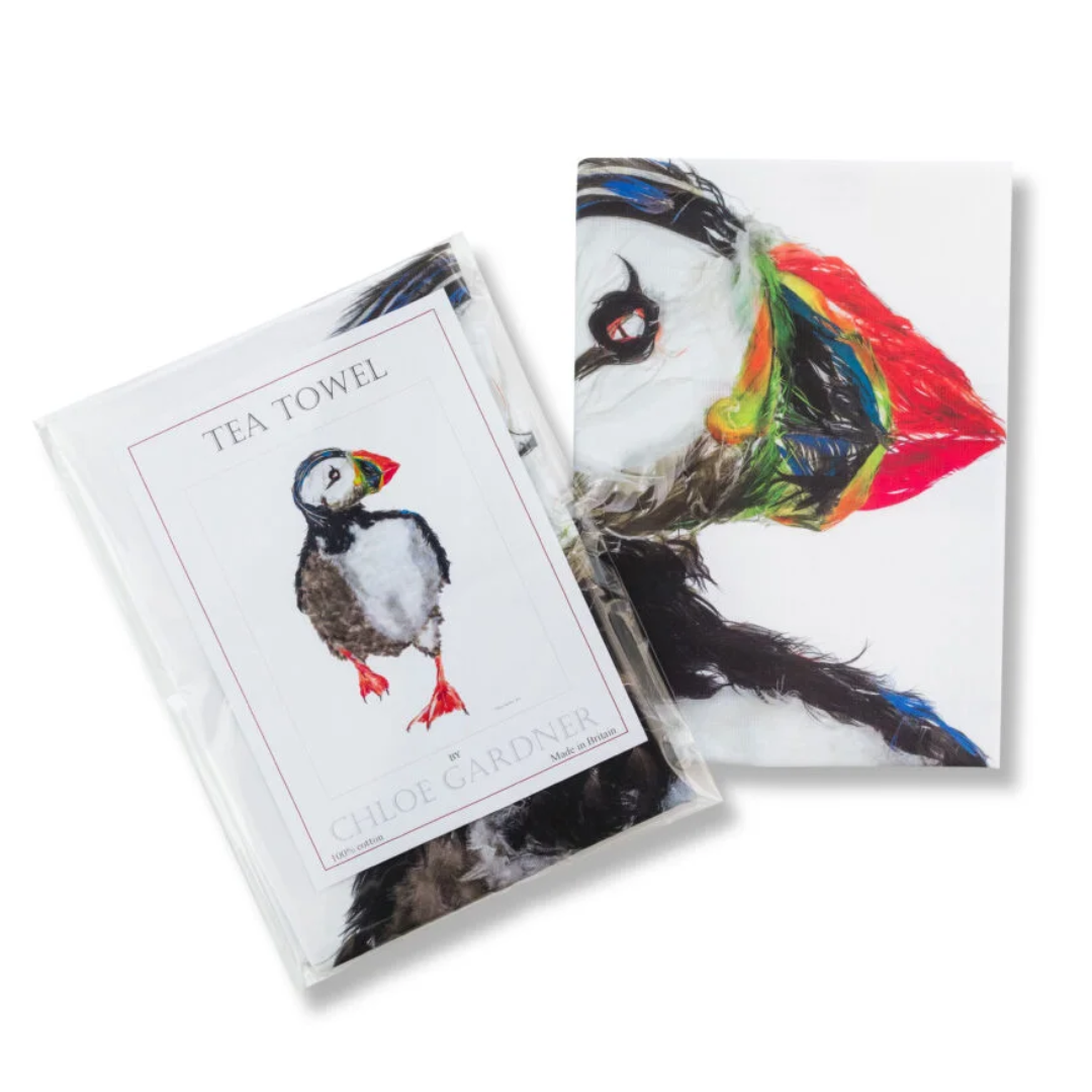 Tea Towel Puffin