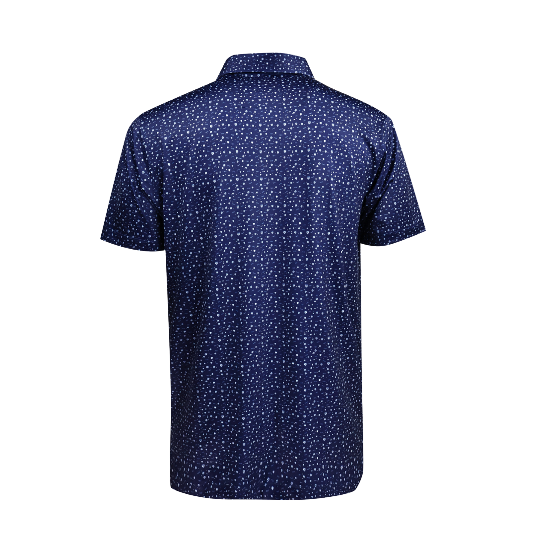 Multi crest polo shirt
