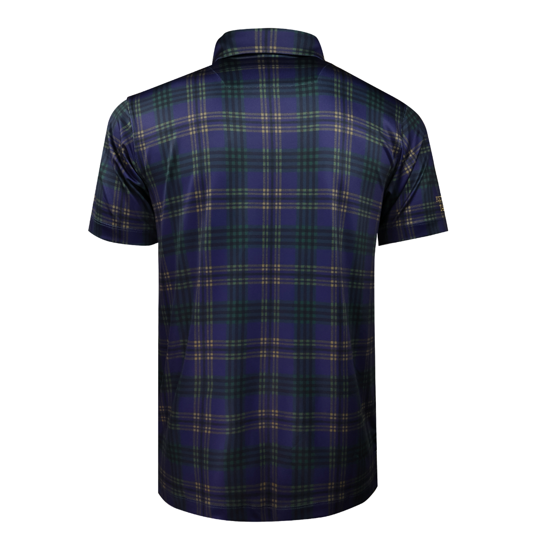 Tartan polo shirt