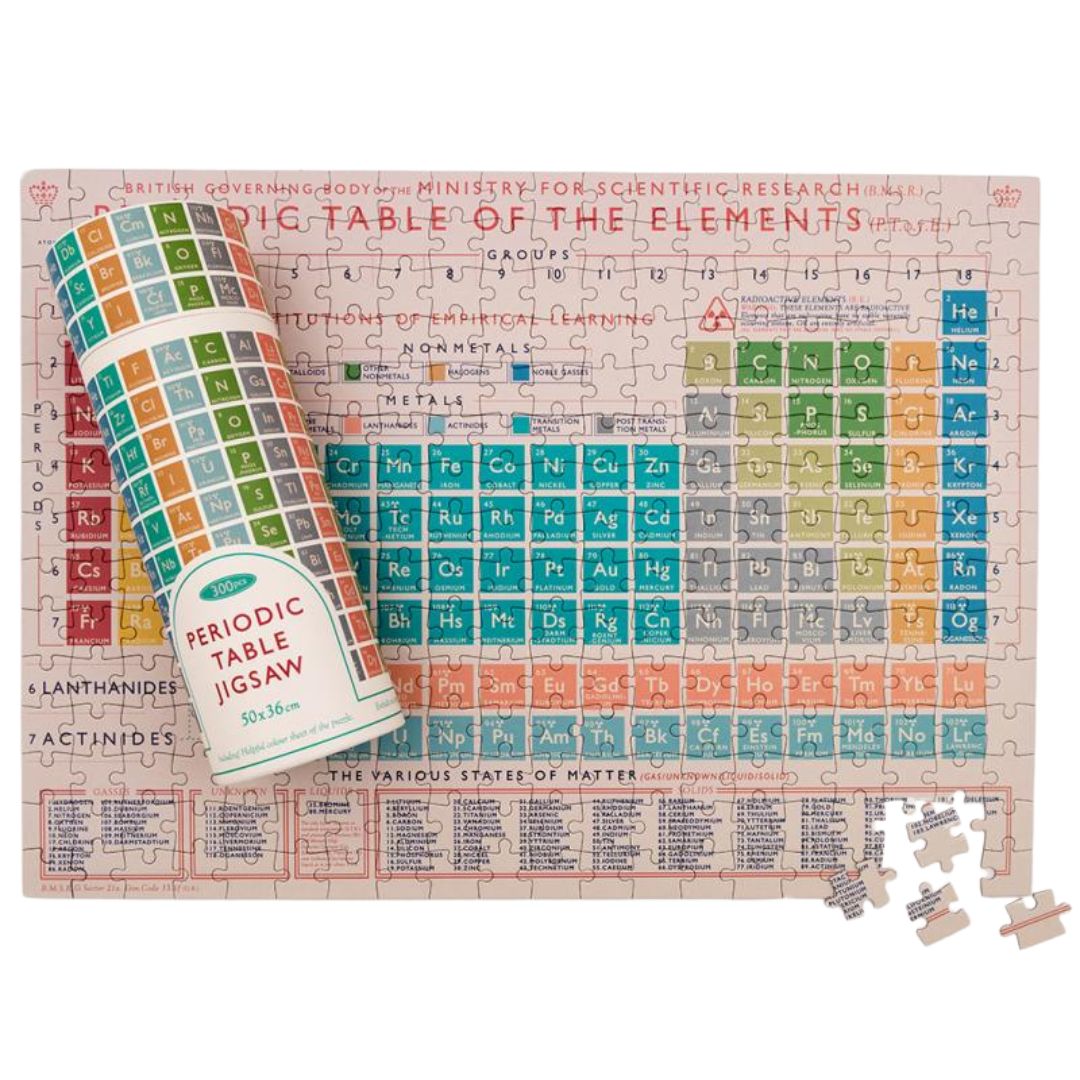 300 Piece Puzzle In A Tube Periodic Tabl