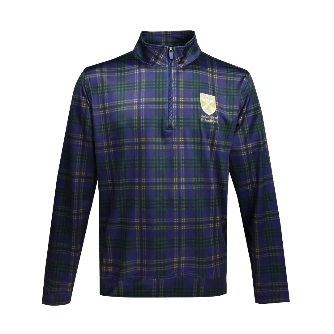 Tartan 1/4 zip