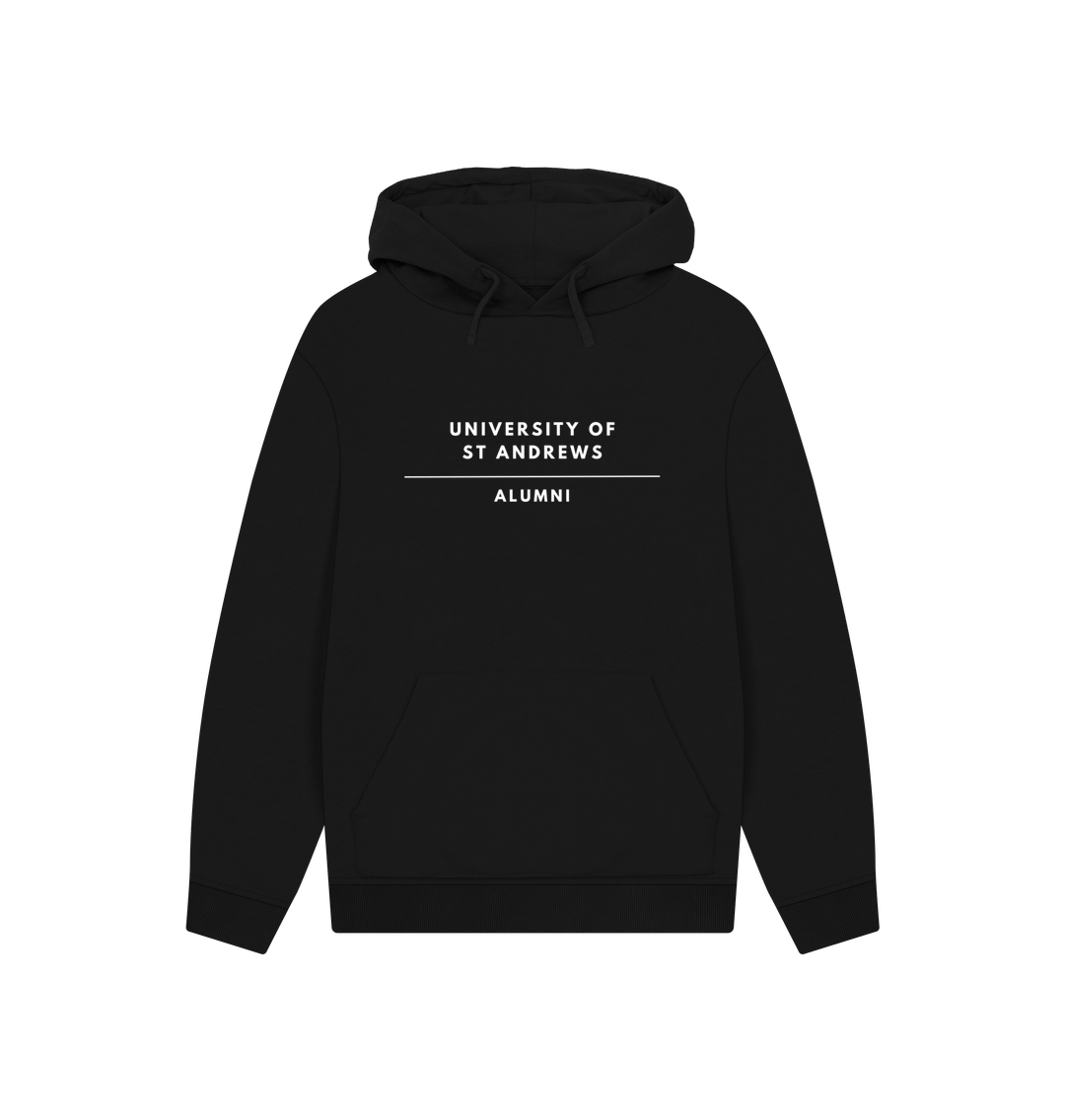 Black Printed Hoody