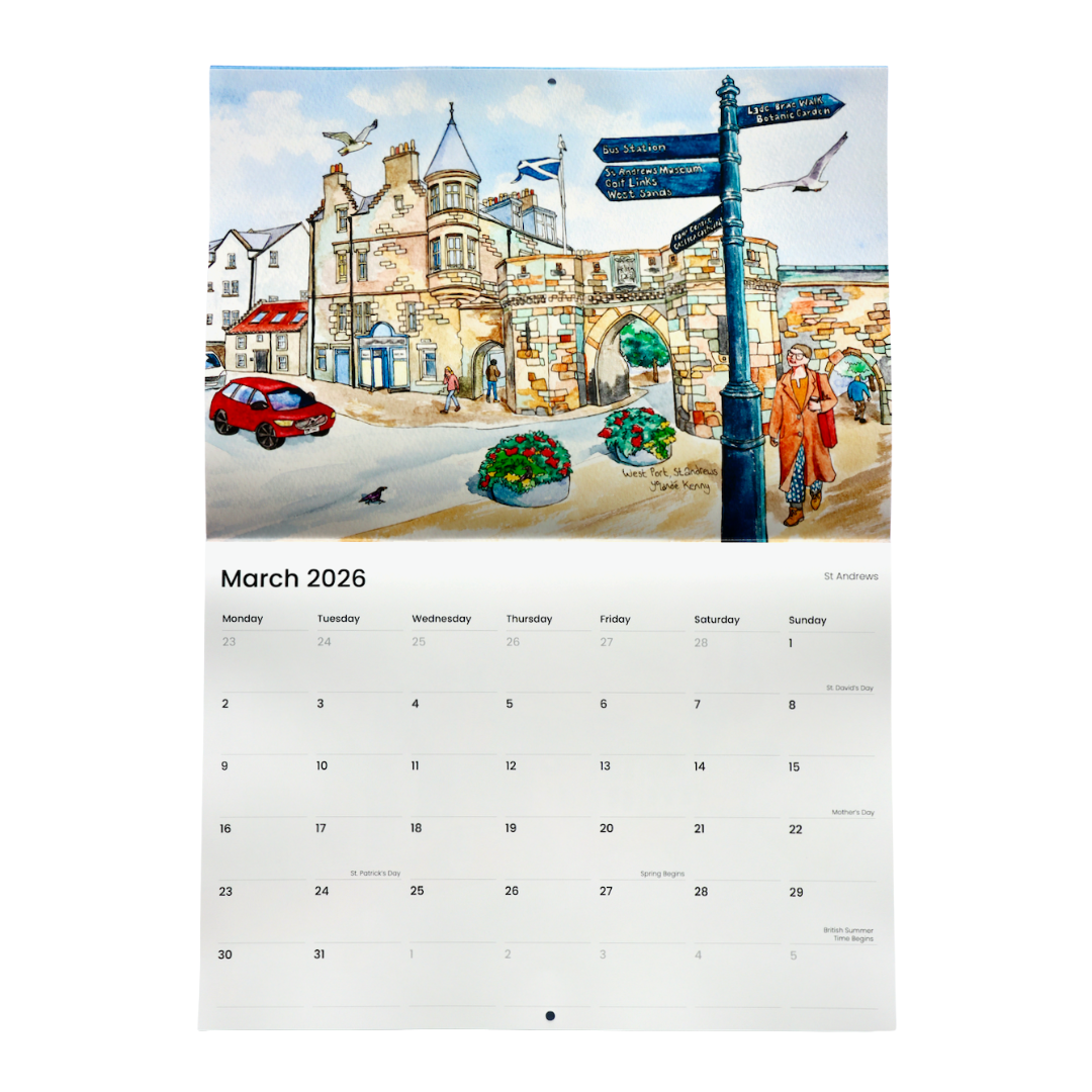 2026 Landscape Calendar Yolande Kenny