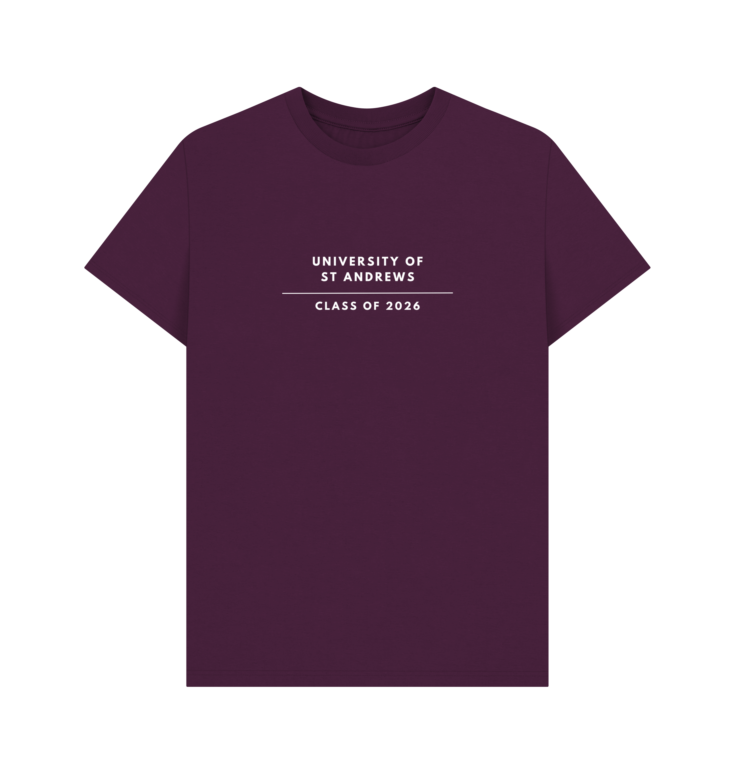 Purple Printed T-shirt Front