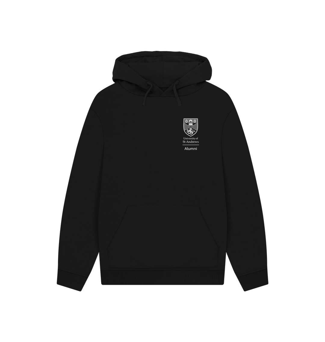 Black Printed Hoody