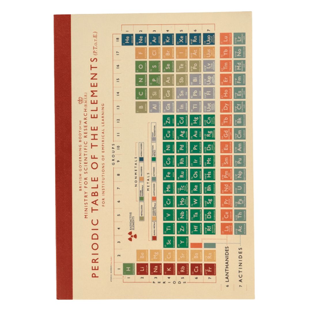 A5 Notebook Periodic Table