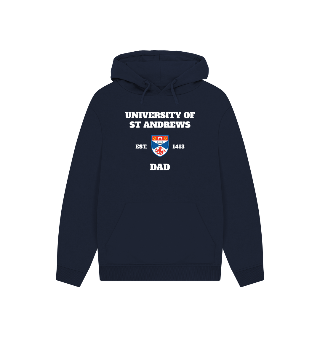 Navy Printed Hoody