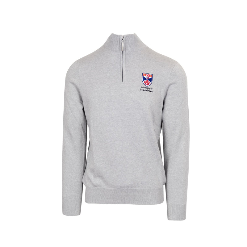 Cotton 1/4 Zip Sweater