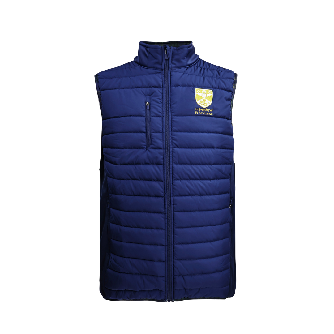 Ladies Tartan Lined Gilet