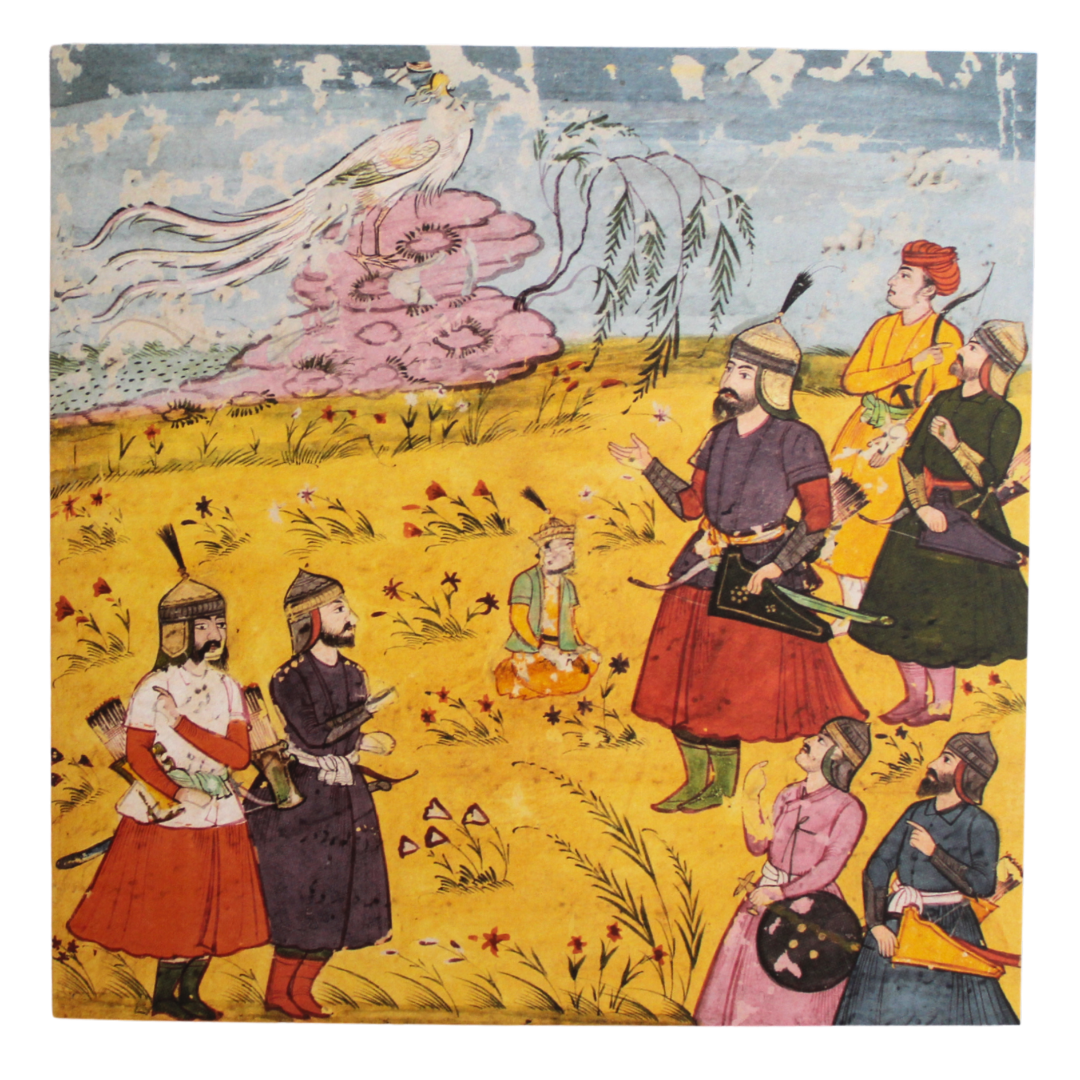 Simorgh Brings Zal Before Sam - Greetings Card