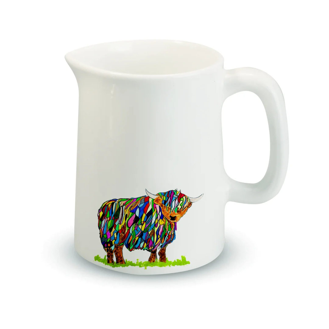 Highland Cow Jug