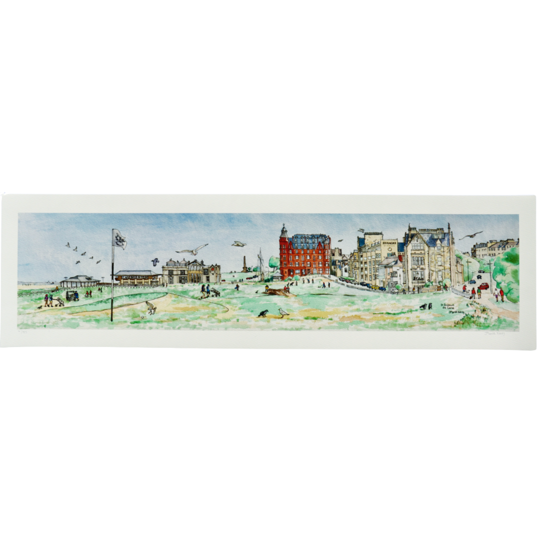 Yolande Kenny Print - St Andrews Old Course and the Links