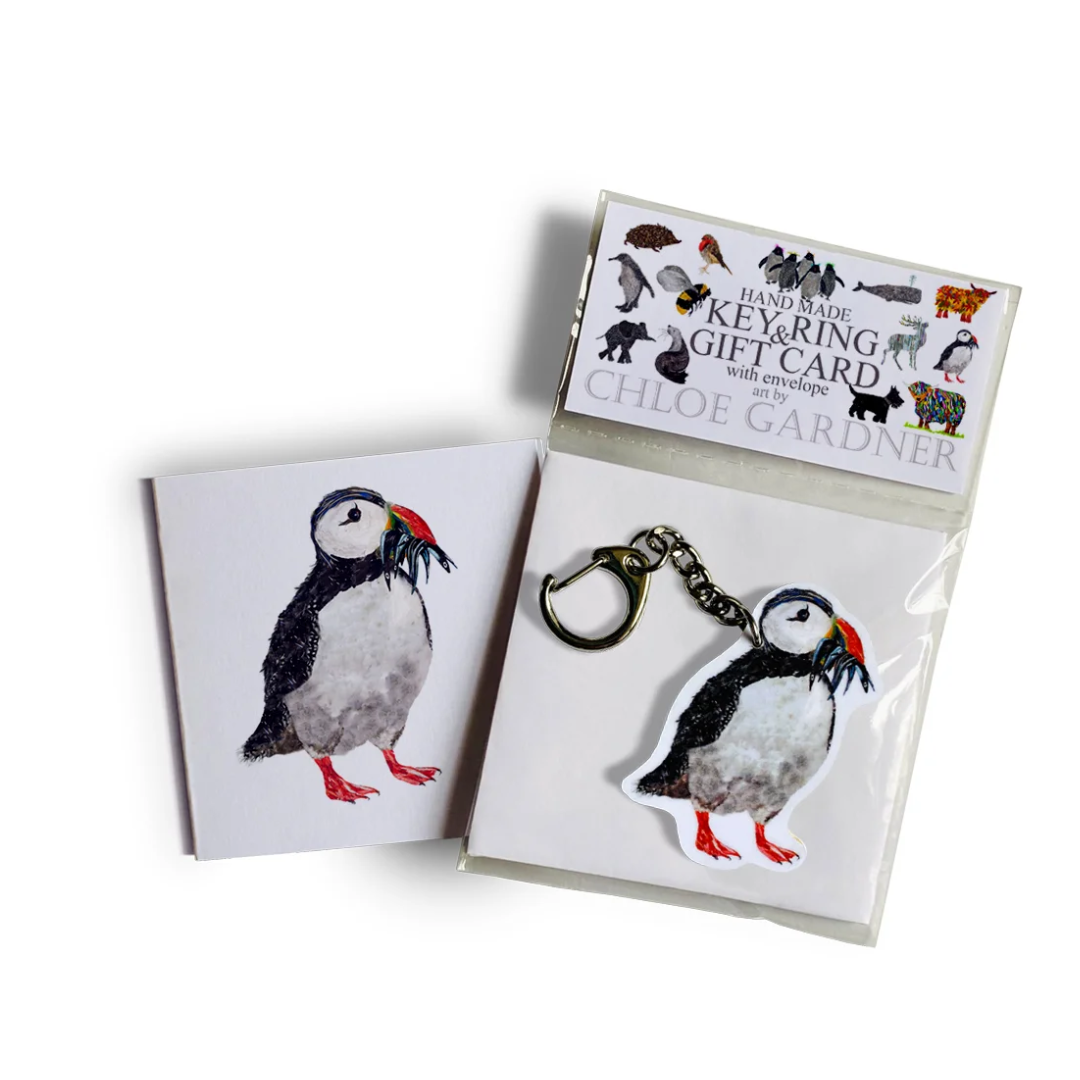Puffin Key Ring
