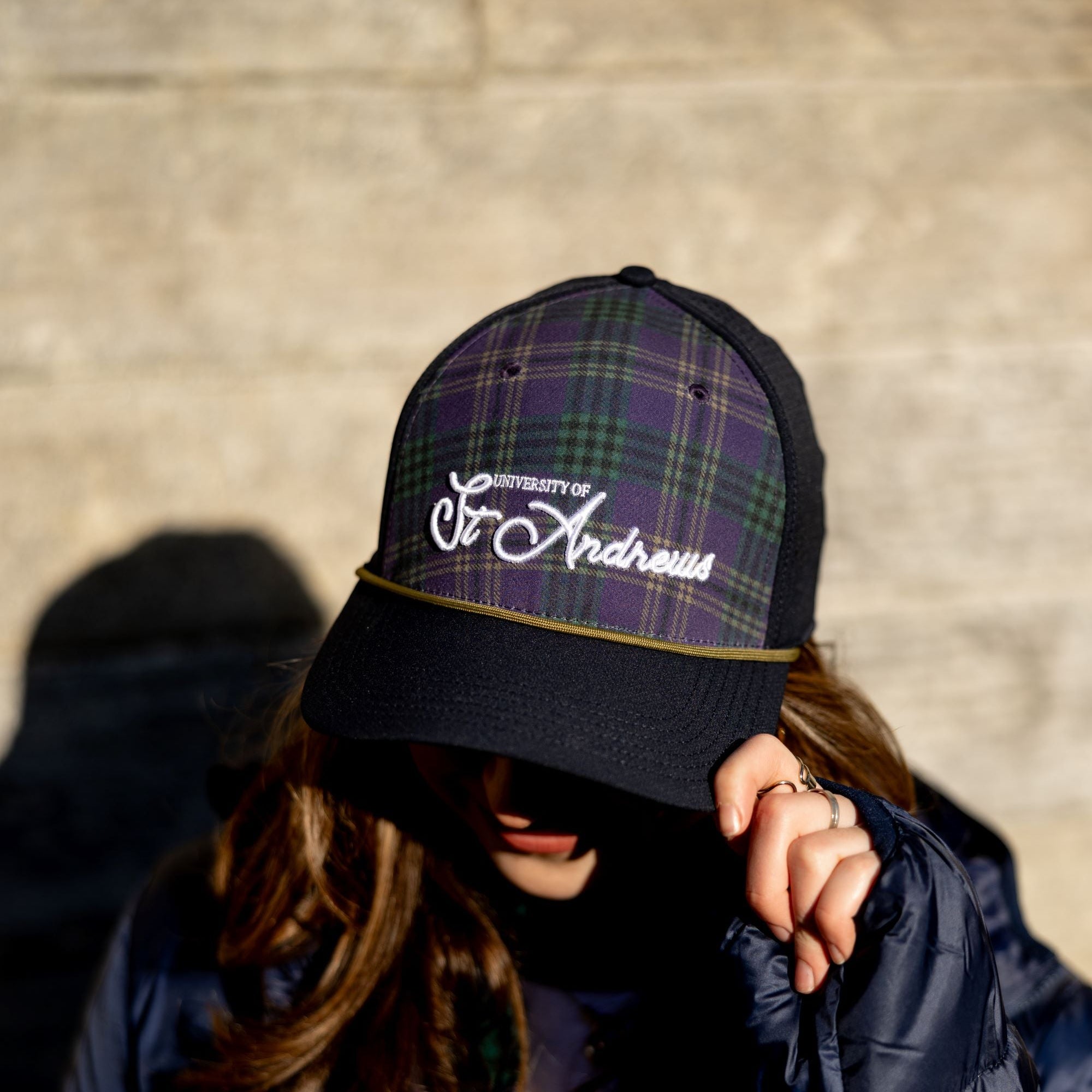 Tartan front cap